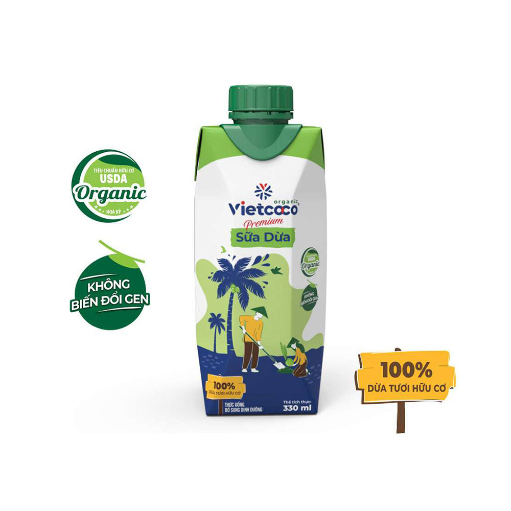<strong>Vietcoco</strong> Organic coconut milk 