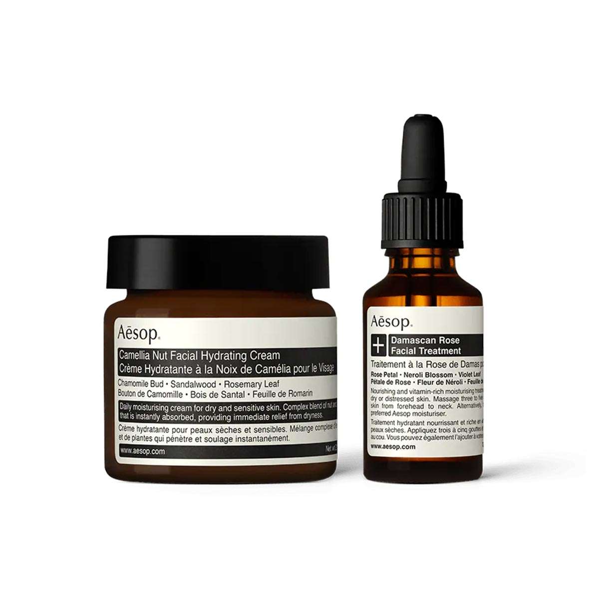 Hydrating blend for dry facial skin
